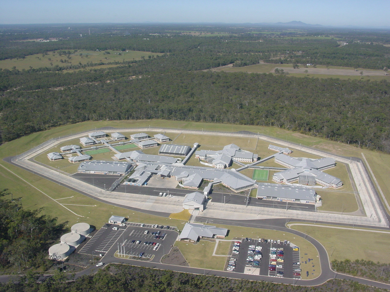 Maryborough Correctional Centre aerial view